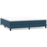 Box Spring krevet bez madracem tamnoplavi 200x210 cm baršun | Eponuda.com