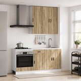  Kuhinjska jedinica PORTO 5 kom. Hrast sonoma Konstruirano drvo | shoptok.hr
