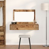 vidaXL staro les trden predelan les 100 x 40 x 70 cm miza za ličenje | Shoptok.si