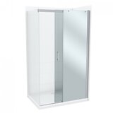 Copen Stakleni paravan Titan 120 x 195 cm, Providno staklo 8 mm, Sa ogledalom Cene