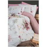 Mila Home Bela/rožnata enojna/podaljšana posteljnina z rjuho/3-delna 160x220 cm Floral – | Shoptok.si