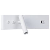  Brilagi-LED Zidno LED spot svetlo sa USB portom NOCTIS LED/3W/230V+LED/9W belo | Eponuda.com