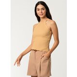 Dewberry Z2022 WOMEN'S KROP BLOUSE-ON CAMEL | Shoptok.si