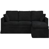 SOFA Crna 178 x 134 x 80 cm Baršun | shoptok.hr