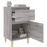  Noćni ormarići 2 kom boja dimljenog smeđi 40x35x70 cm | shoptok.hr