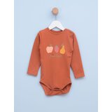 Malecki Bodi sa dugim rukavima za bebe, Terakota Cene