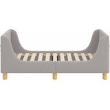  Okvir kreveta za malu djecu s naslonom Svjetlosiva 70 x 140 cm | shoptok.hr