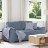  Dvosjed Plavi 180x77x82 cm Korduro tkanina Cijene