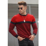Madmext Sweater - Red - Slim fit Cene
