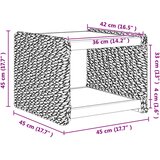  Stolić za kavu Prirodna 45 x 45 x 45 cm | shoptok.hr