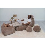 SLOWDOWN Krem vreća za sjedenje od bouclé tkanine Snug 130 – | shoptok.hr