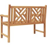  Vrtna klupa 150 x 60 x 90 cm Čvrsto teak drvo | shoptok.hr