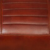 Lounge stolica od prave kože smeđa | shoptok.hr