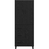  Highboard s ladicama 2 pcs Crni hrast 69,5 x 34 x 180 cm | shoptok.hr