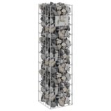 vidaXL Gabionski Stup s Vodom 100x25x25 cm Nehrđajući Čelik | shoptok.hr