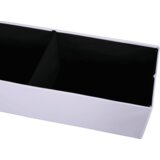 Kondela Zložljiv taburet, belo eko usnje, ZAMIRA | Shoptok.si