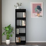 Ormarić za knjige / pregrada crni 40x35x135 cm od borovine | Eponuda.com