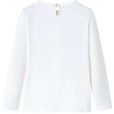  Dječja majica dugih rukava prljavo bijela boja 116 | shoptok.hr