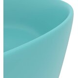  Luksuzni okrugli umivaonik mat svjetlozeleni 40x15 cm keramički | shoptok.hr