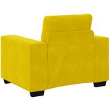  Set sofe od 3 dijela s jastucima žute boje od baršuna | shoptok.hr