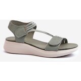 EVENTO Women's Comfortable Green Velcro Sandals Eladora | Shoptok.si