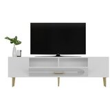 Hanah home tv polica Dekol3 white gold