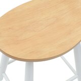  Trpezarijske stolice 2 pcs Bijelo 46 x 37 x 63 cm | shoptok.hr