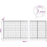  Gabion s žicom debljine 3 5 mm i mrežom 10x10 cm 950x50x100 cm - 50 cm 100 cm 950 cm | shoptok.hr