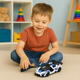 SPORTS Car Metal Drive Opening Doors White 1:32 | Shoptok.si