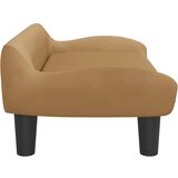 Krevet za pse smeđi 70x40x24 cm baršunasti | Eponuda.com