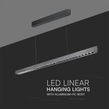  LED luster na sajli LED/36W/230V 3000/4000/6400K antracit | Eponuda.com