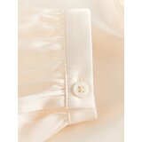 Reserved satenasta bluza z okrasnim izrezom - ebenovina | Shoptok.si