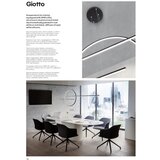  redo 01-1735 - prigušiva led viseća lampa na sajli giotto LED/46W/230V crna | Eponuda.com