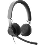  Slušalice sa mikrofonom Logitech Zone Wired MSFT Teams USB black MICROSOFT CERTIFIED, USB-C, USB-A adapter included, 981-000870 Cijene