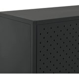  Komoda crna 75 x 35 x 75 cm čelična | shoptok.hr