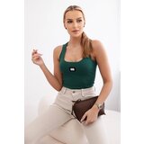 Kesi Striped blouse with green sheet metal | shoptok.hr