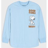 Sinsay Pamučna loose majica dugih rukava na pruge Peanuts | shoptok.hr