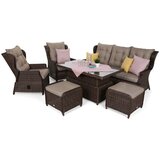  Set namještaja Memfis Smeđa podloga / Smeđa melanž boja | shoptok.hr