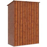  Vrtne šupe Smeđa 140,5 x 74 x 200 cm Metal | shoptok.hr
