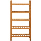 Maison Chic Stojalo za čevlje - Stojalo za obutev s 5 policami 50x27x100 cm trdna hrastovina, (21778270) Cene