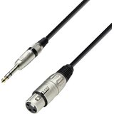 Adam Hall K3BFV0300 XLR priklučni konektor [1x ženski konektor XLR - 1x 6\,3 mm banana moški konektor] 3.00 m črna, (20428162) | Shoptok.si