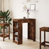 vidaXL Barski stol s držačima boja hrasta 95x47x103,5 cm drveni | shoptok.hr