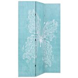 Maison Chic Zložljiv Paravan - Sobne pregrade 120x170 cm metulj moder, (22111553) | Shoptok.si