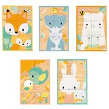 Janod Wooden Block Pure kocke iz lesa 12 m+ 6 kos | Shoptok.si