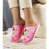 Gemre Dark Pink Soft Bear Slippers | shoptok.hr