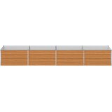  Povišena vrtna gredica Svijetlosmeđa 320 x 80 x 45 cm | Eponuda.com