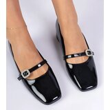 D/CEO marka niezdefiniowana Black elegant pumps decorated with rhinestones Elifat | ePonuda.com