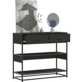 vidaXL konzolni stol crni 90x35x80 cm konstruirano drvo Cijene