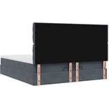  Okvir kreveta s madracima tamnosivi 180x200cm baršunasti | shoptok.hr