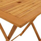 vidaXL 3-dijelni bistro set od tkanine i masivnog drva uzorkom lišća | shoptok.hr